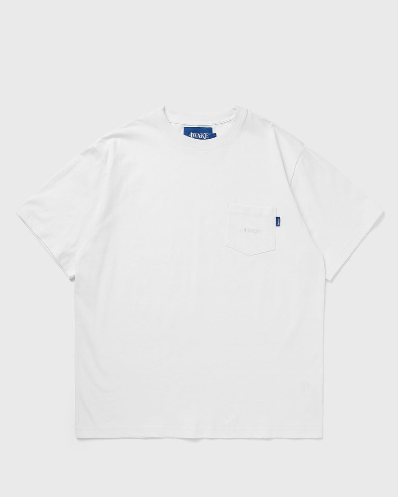 Awake Pocket Ss Tee White