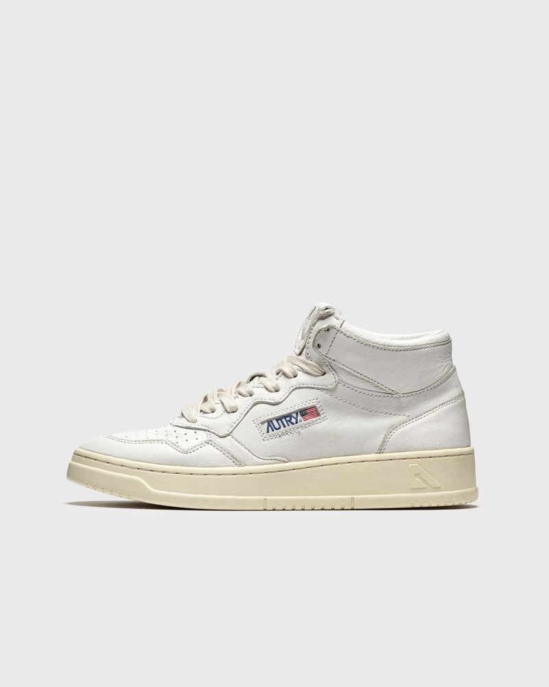 Autry Action Shoes Womens Autry 01 Mid White