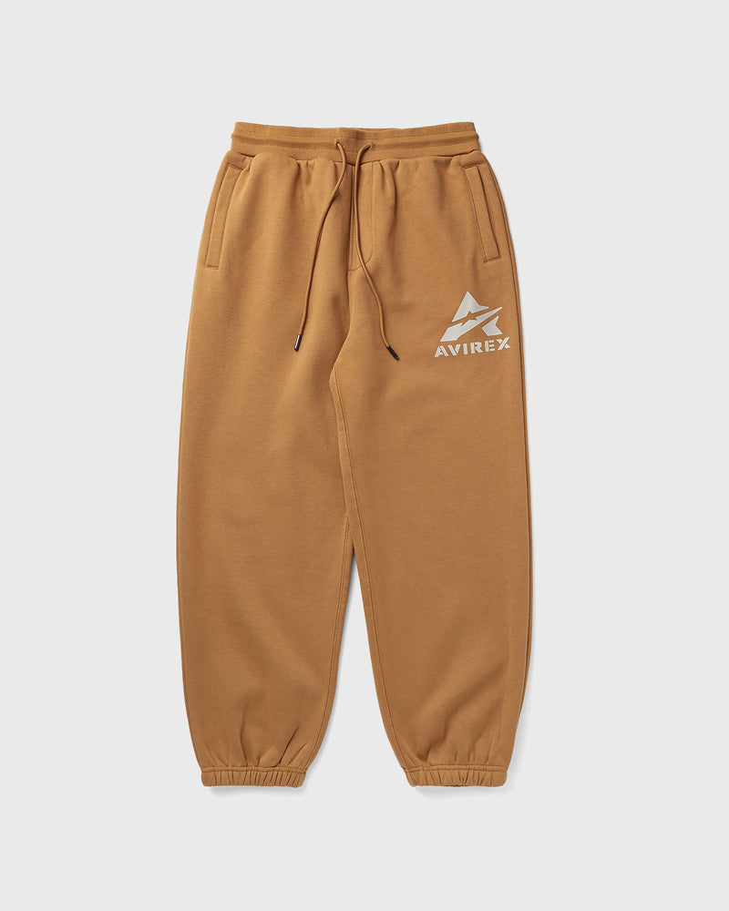 Avirex Stacked Logo Jogger Brown