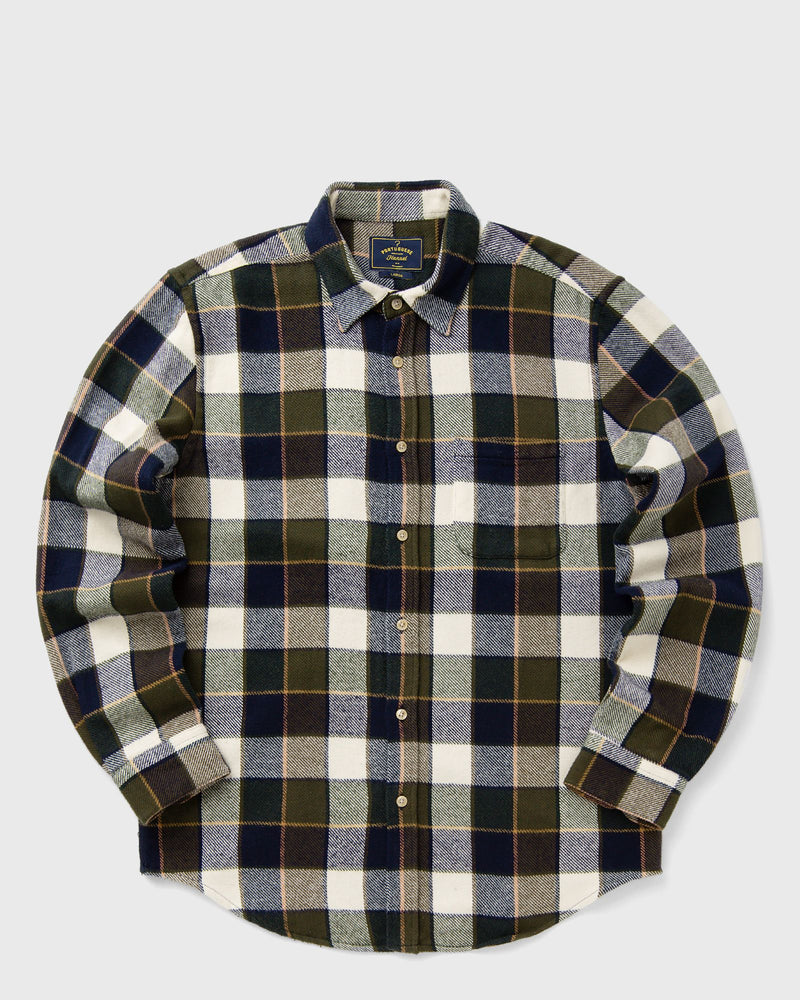 Portuguese Flannel Pine Blue|white