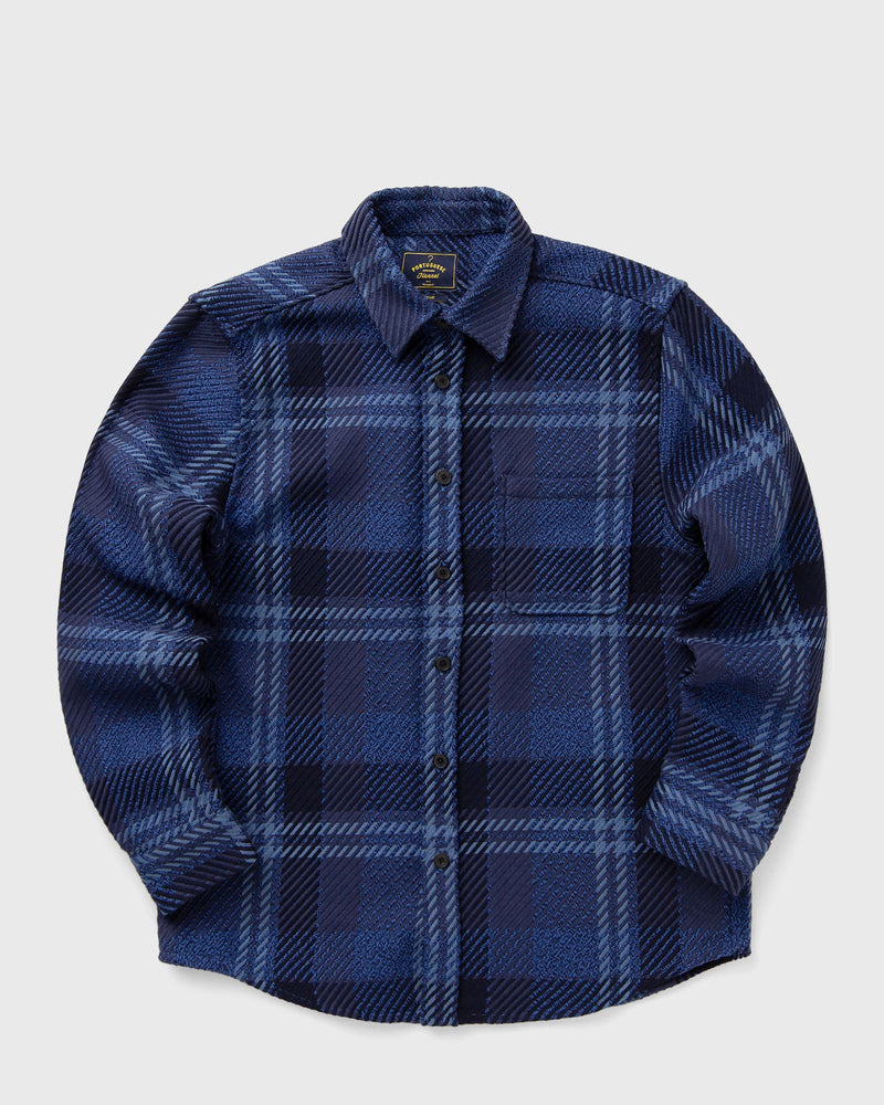 Portuguese Flannel Upper Overshirt Blue