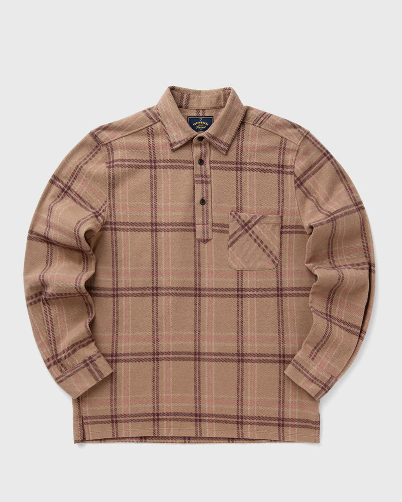 Portuguese Flannel Carter Popover Brown