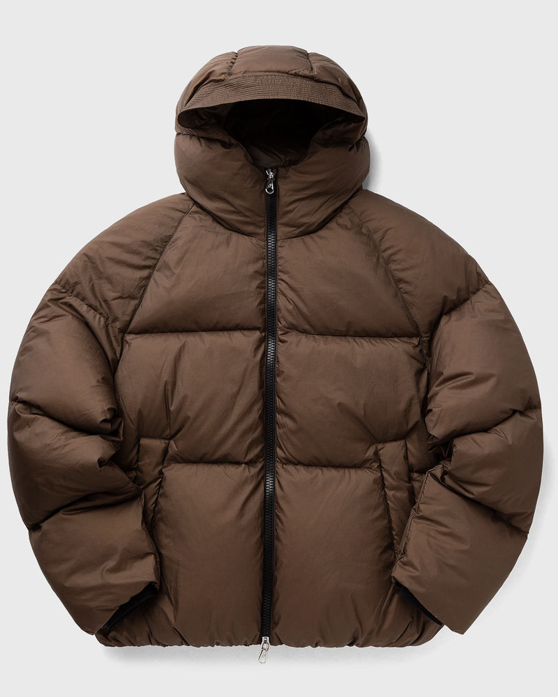 Cole Buxton Hooded Down Jacket Brown