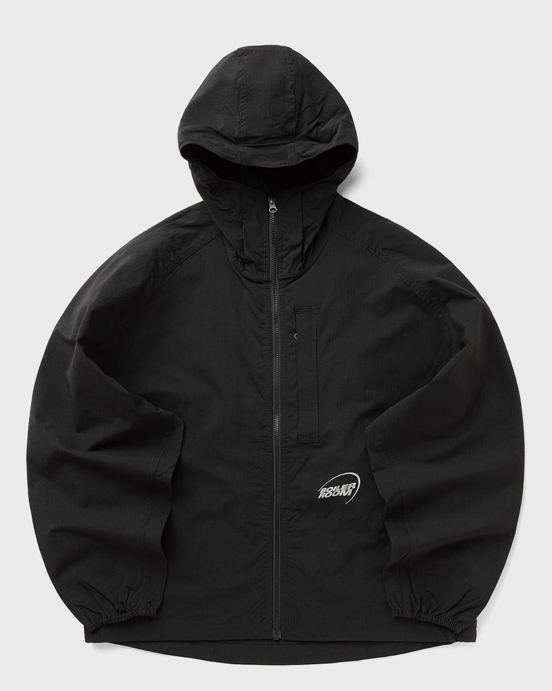 Boiler Room Packable Windbreaker Black