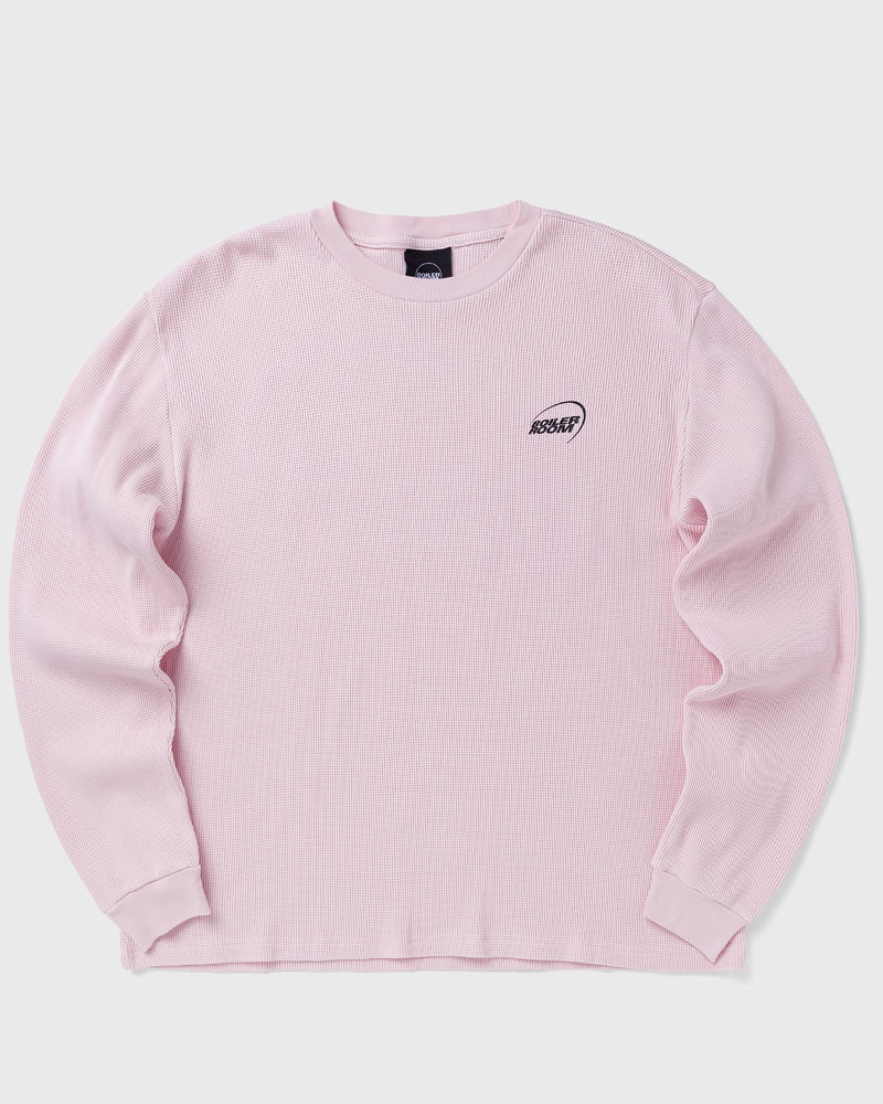 Boiler Room Waffle Long Sleeve Pink