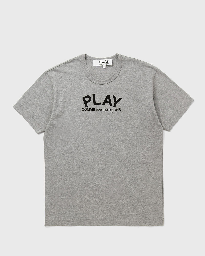 Comme des Garçons Play Tee Logo Print Knit Grey
