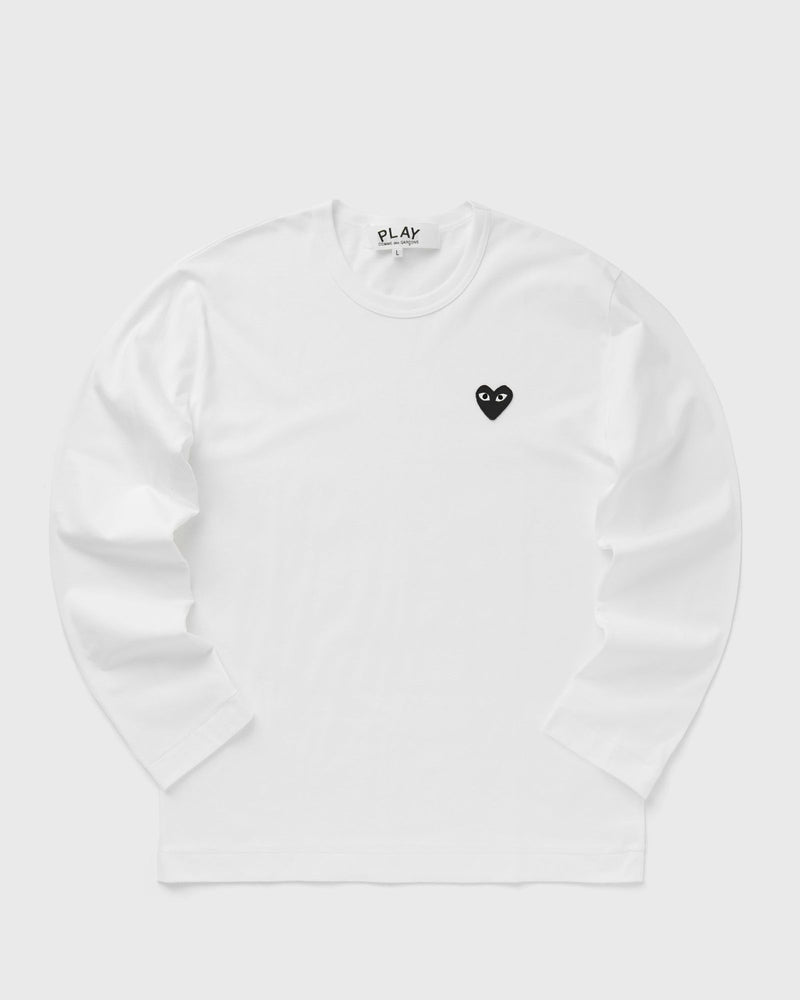 Comme des Garçons Play Black Emblem Tee White