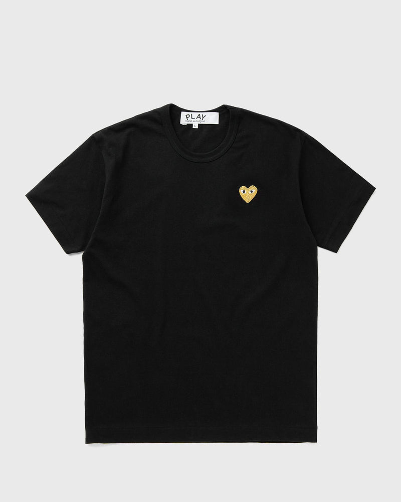 Comme des Garçons Play Gold Emblem Tee Black