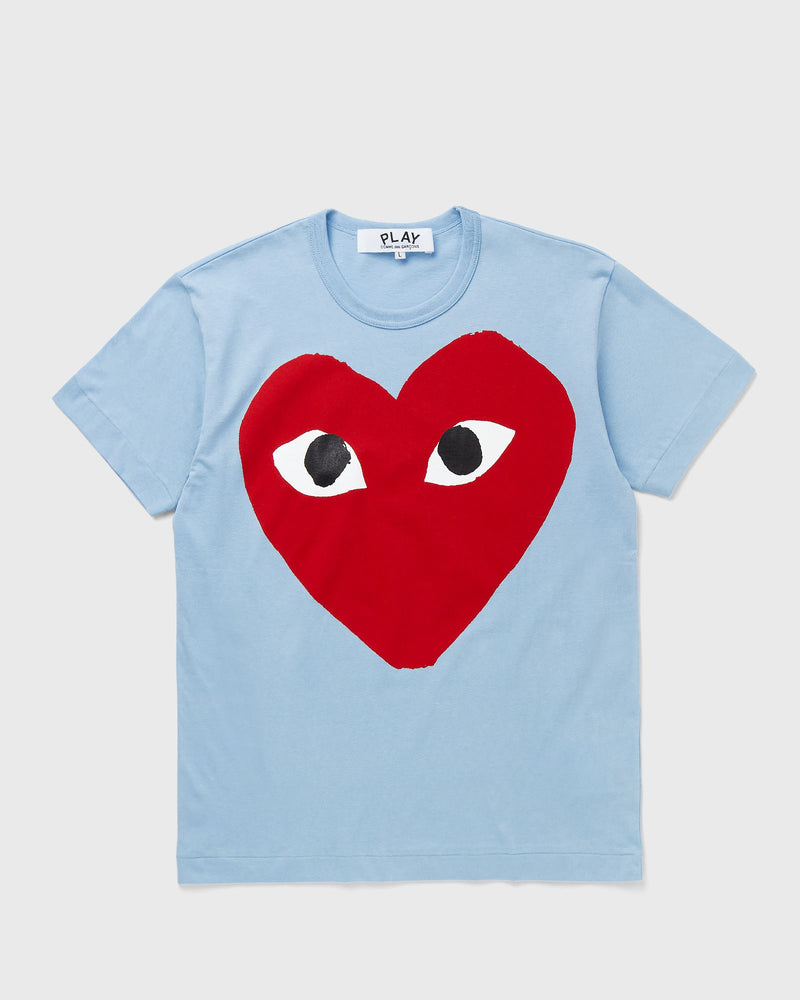Comme des Garçons Play Tee Logo Print Knit Blue