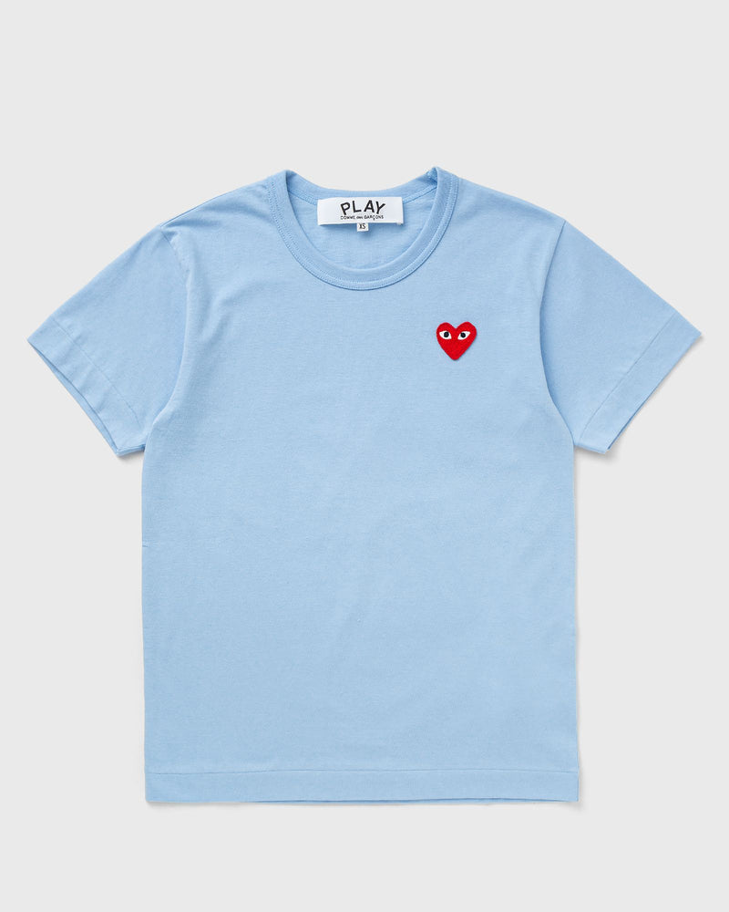Comme des Garçons Play Red Emblem Tee Blue