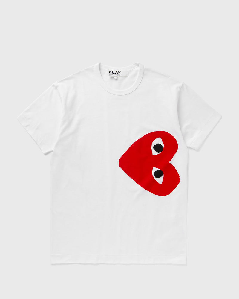 Comme des Garçons Play Tee Logo Print Knit White