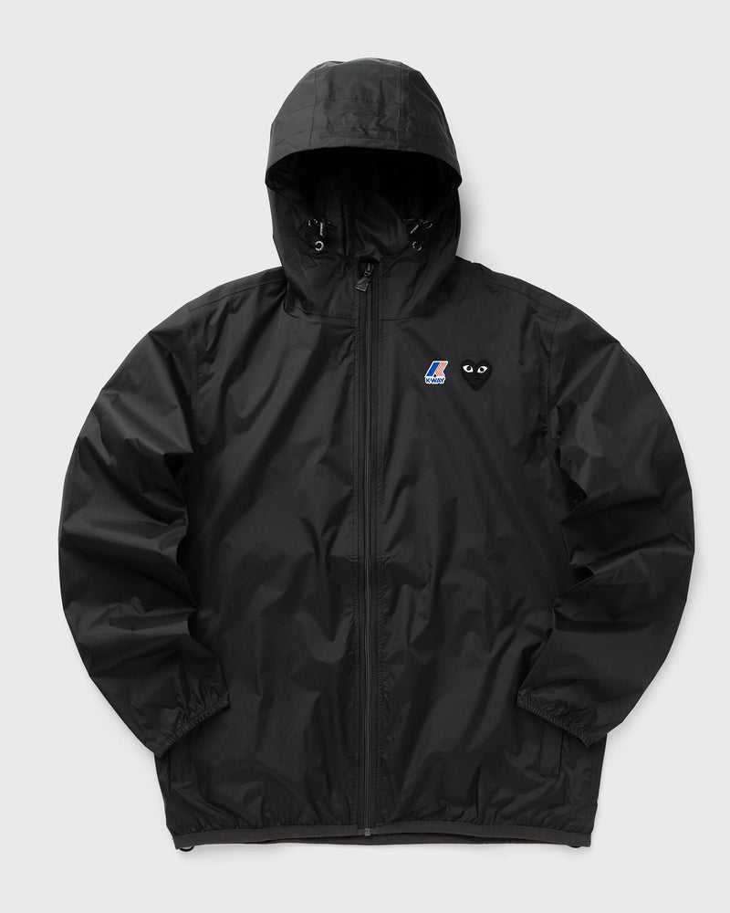 Comme des Garçons Play X K-Way Black Emblem Jacket
