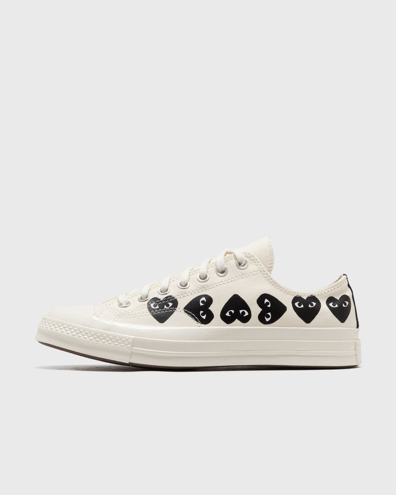 Comme des Garçons Play X Converse Chuck Taylor\'70 Multi Heart Low Top Beige