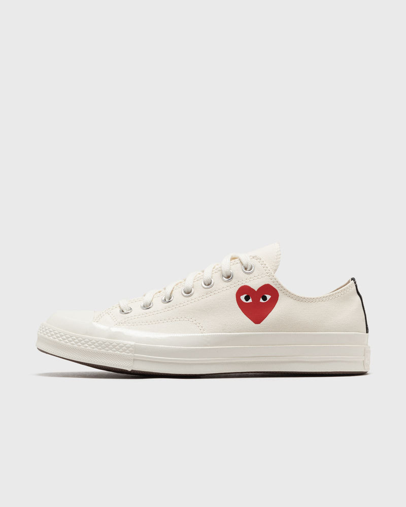 Comme des Garçons Play X Converse Chuck Taylor\'70 Small Red Heart Low Top Beige