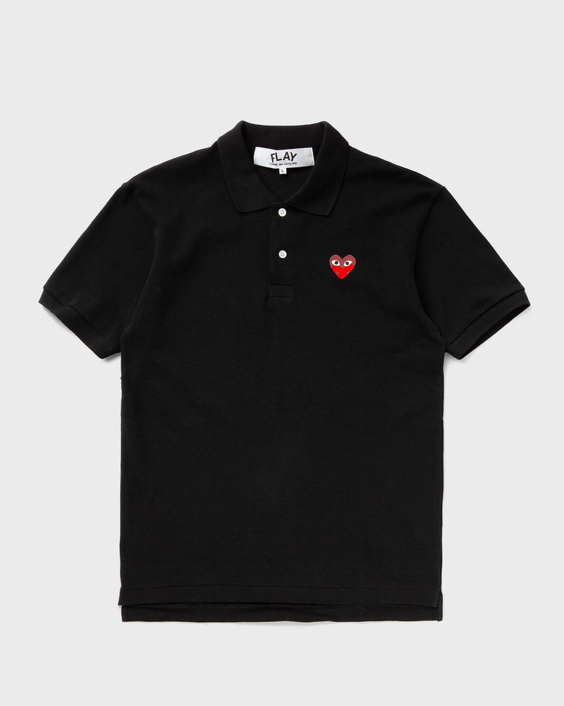 Comme des Garçons Play T-Shirt Red Emblem Knit Black