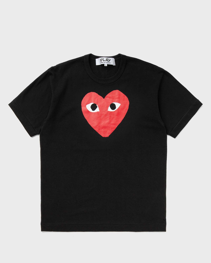Comme des Garçons Play T-Shirt Logo Print Knit Black