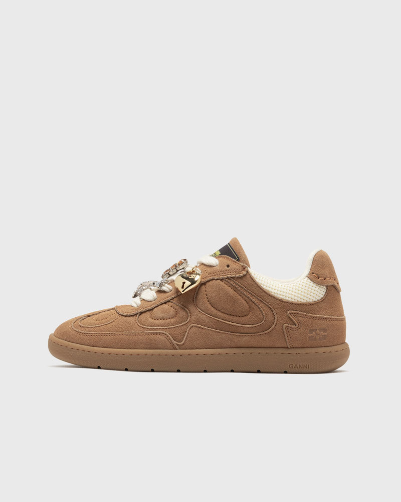Ganni 08 Recycled Suede Brown