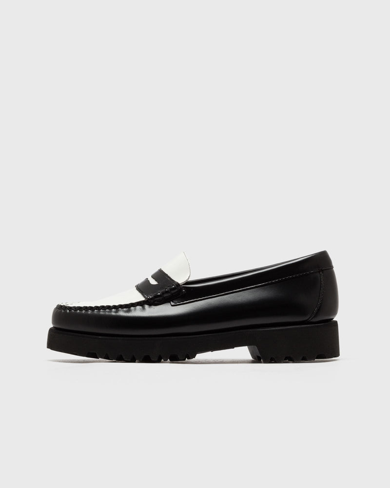 G H Bass Weejun 90 Penny Lthr Black|white