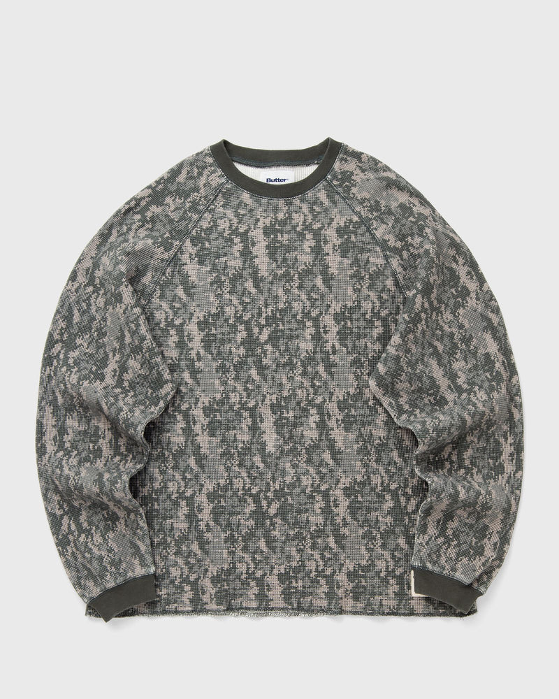Butter Goods Waffle L/S Top Grey