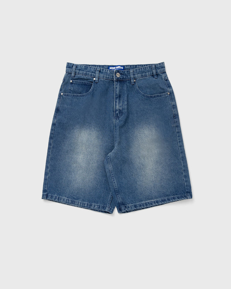 Butter Goods Drummer Baggy Denim Shorts Blue