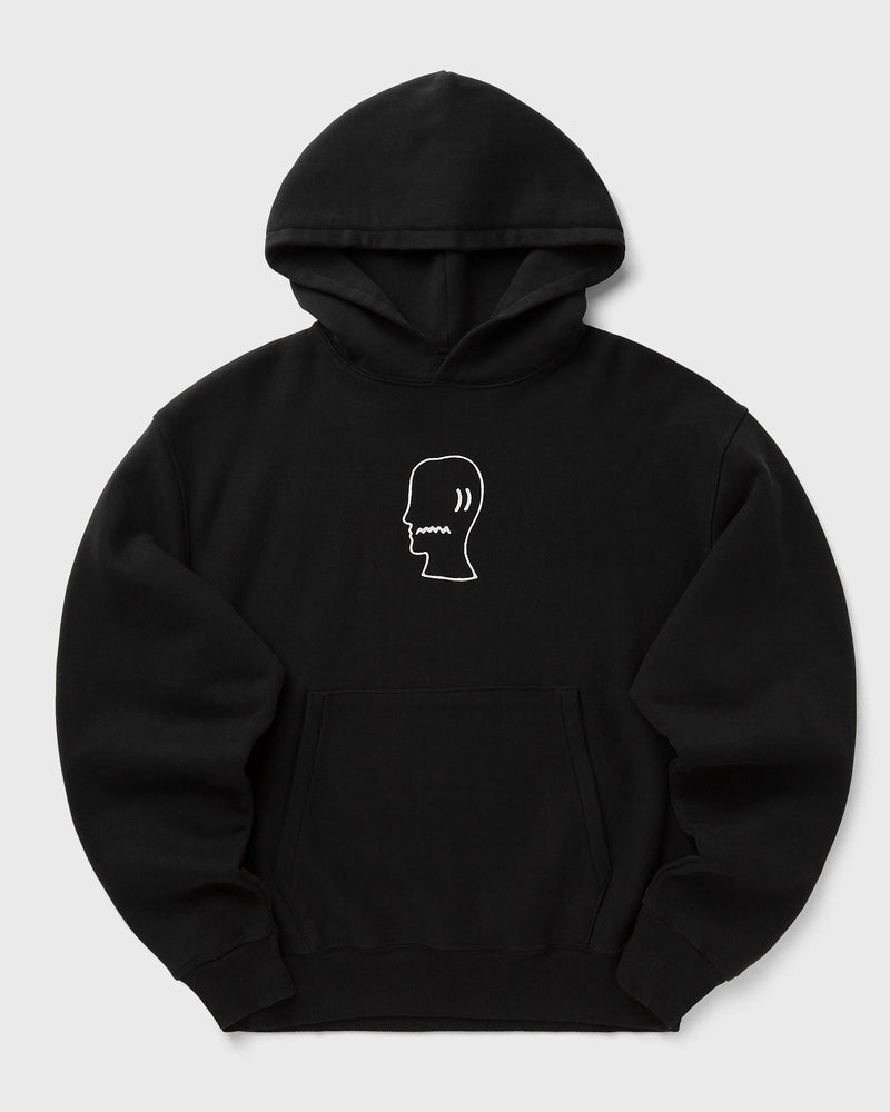 Brain Dead Logo Head Hoodie Black