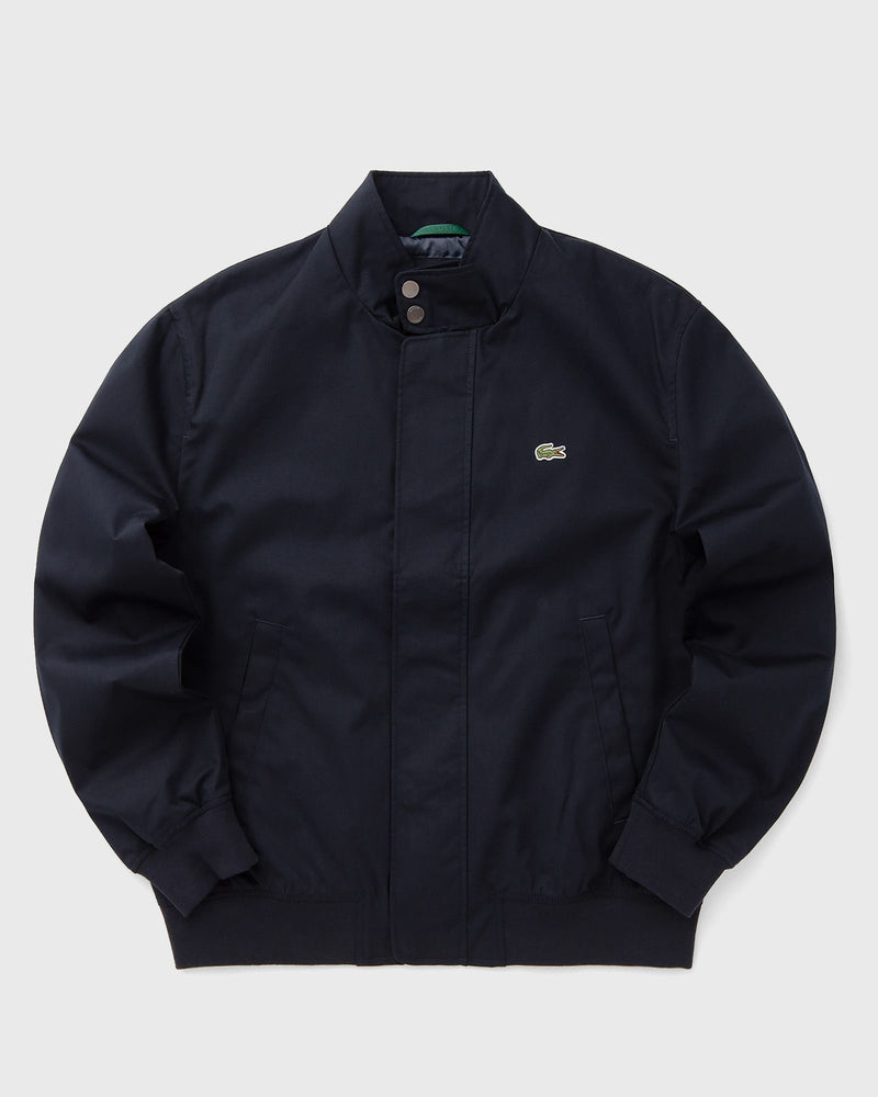 Lacoste Water-Repellent Twill Harrington Jacket Blue