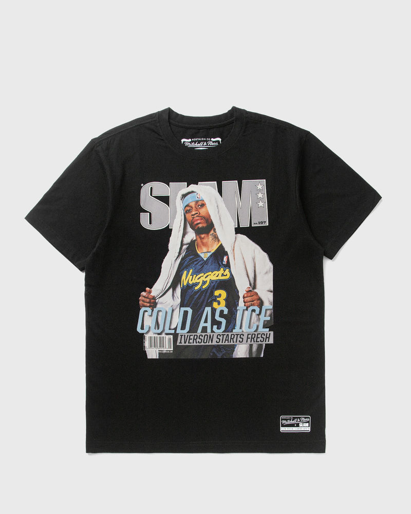 Mitchell & Ness NBA Slam Tee Denver Nuggets Allen Iverson Black