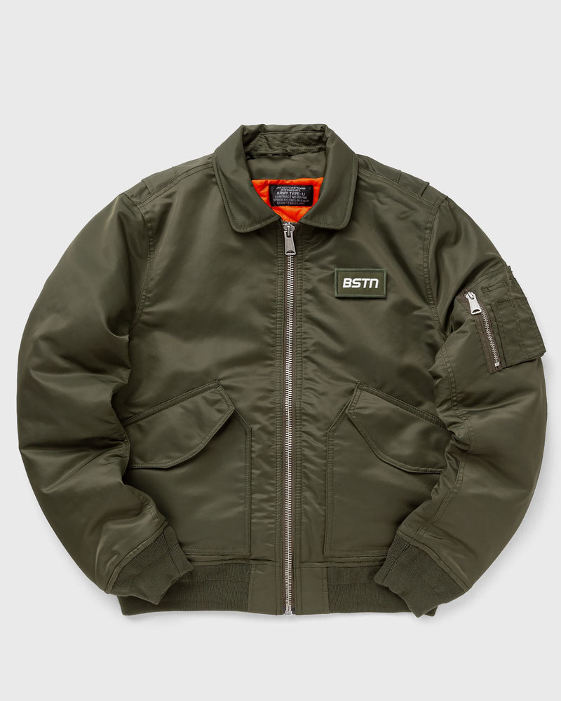 Schott NYC X Bstn 210100RS Jacket Green