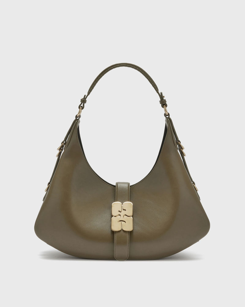 Ganni Kat Small Butter Green