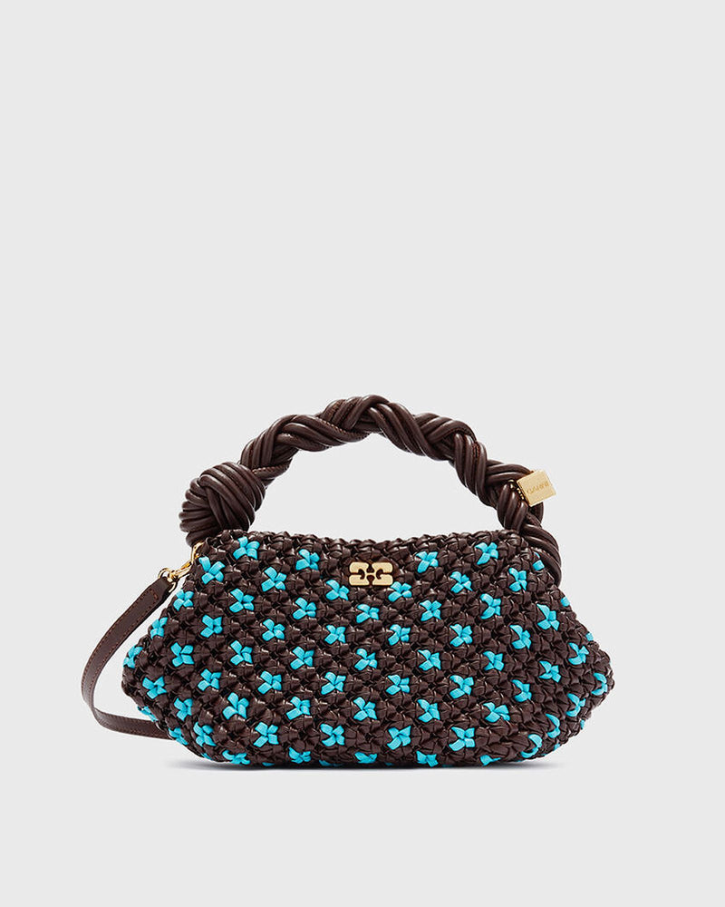Ganni Bou Mini Braided Brown