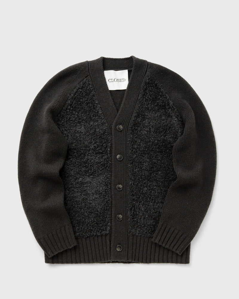 Closed Knitted Cardigan Grey