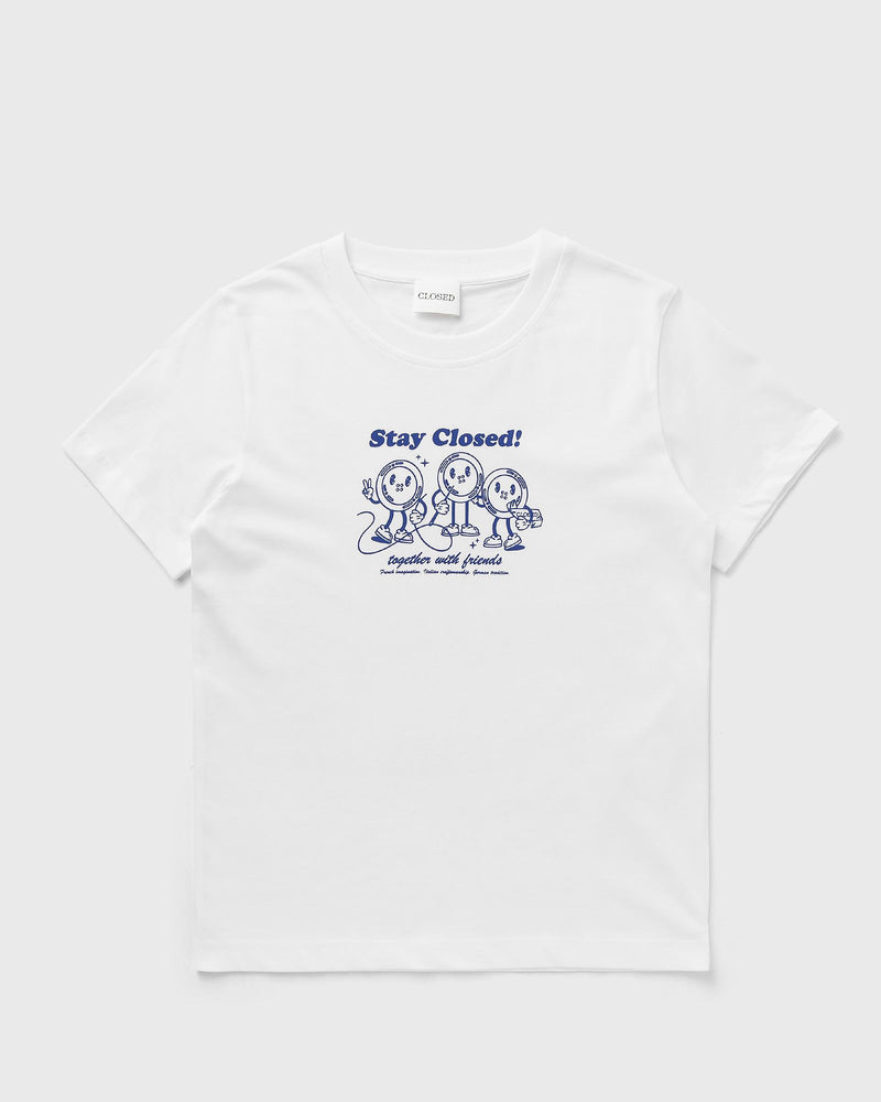 Closed Basic Tee White