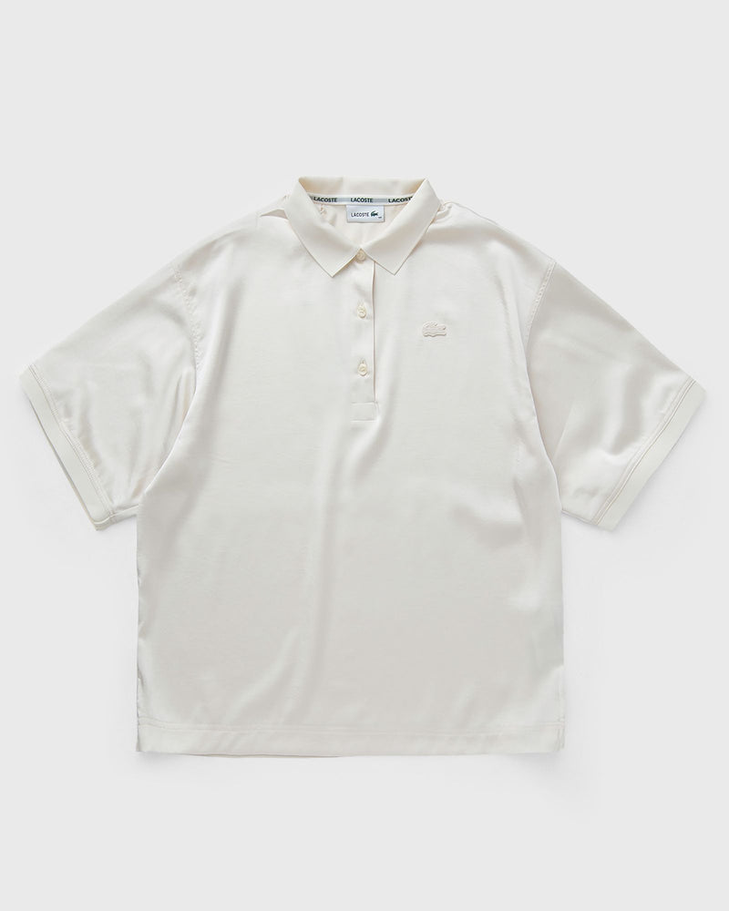 Lacoste Chemise Manches Courtes Beige