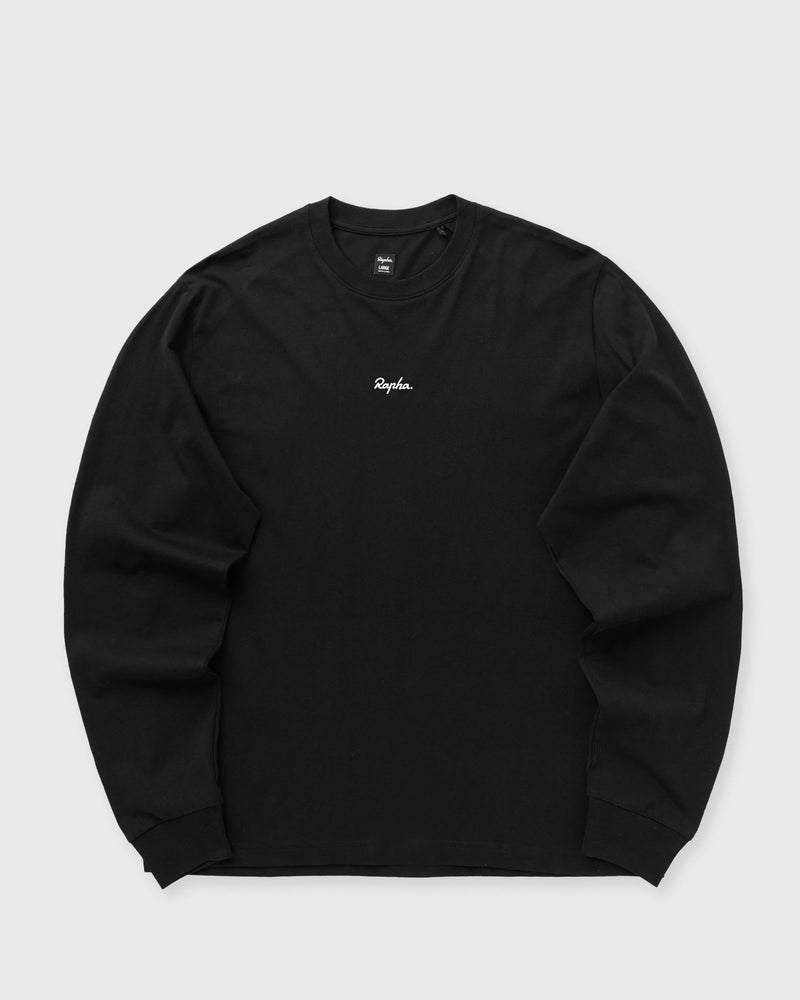 Rapha Long Sleeve Cotton Tee Black