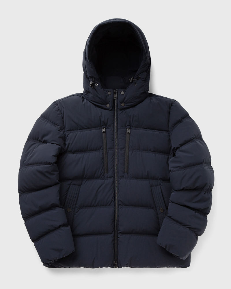 Woolrich Matt Stretch Puffer Jacket Blue