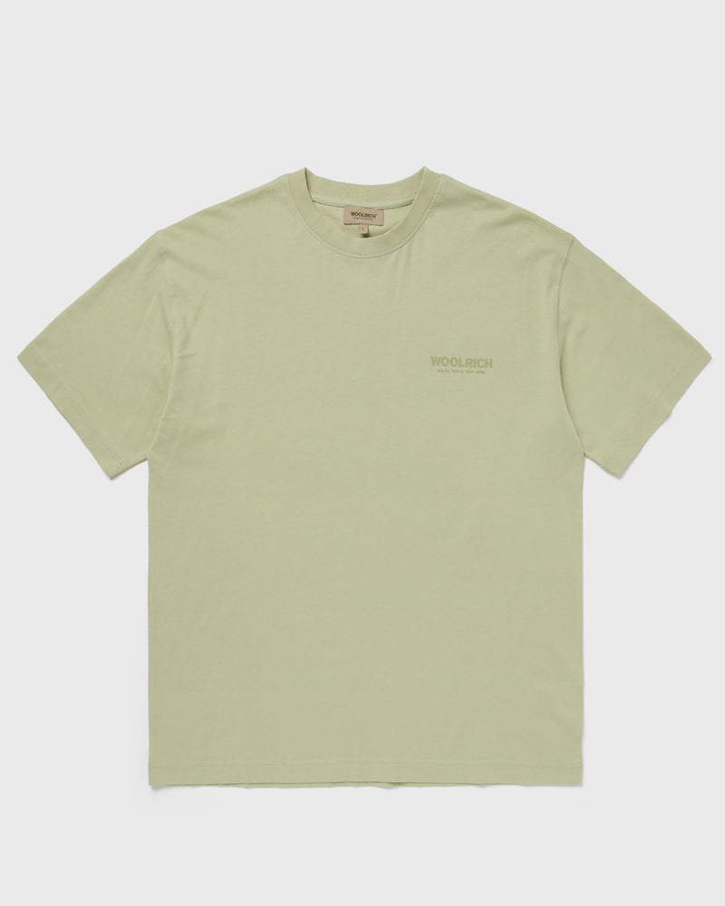 Woolrich Cotton Graphic Tee Green
