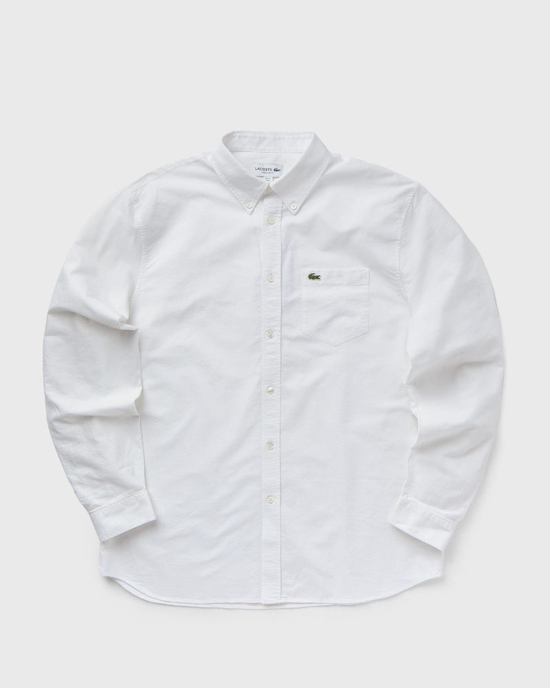 Lacoste Regular Fit Oxford Shirt White