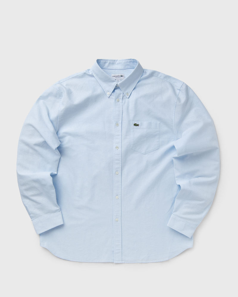 Lacoste Regular Fit Oxford Shirt Blue
