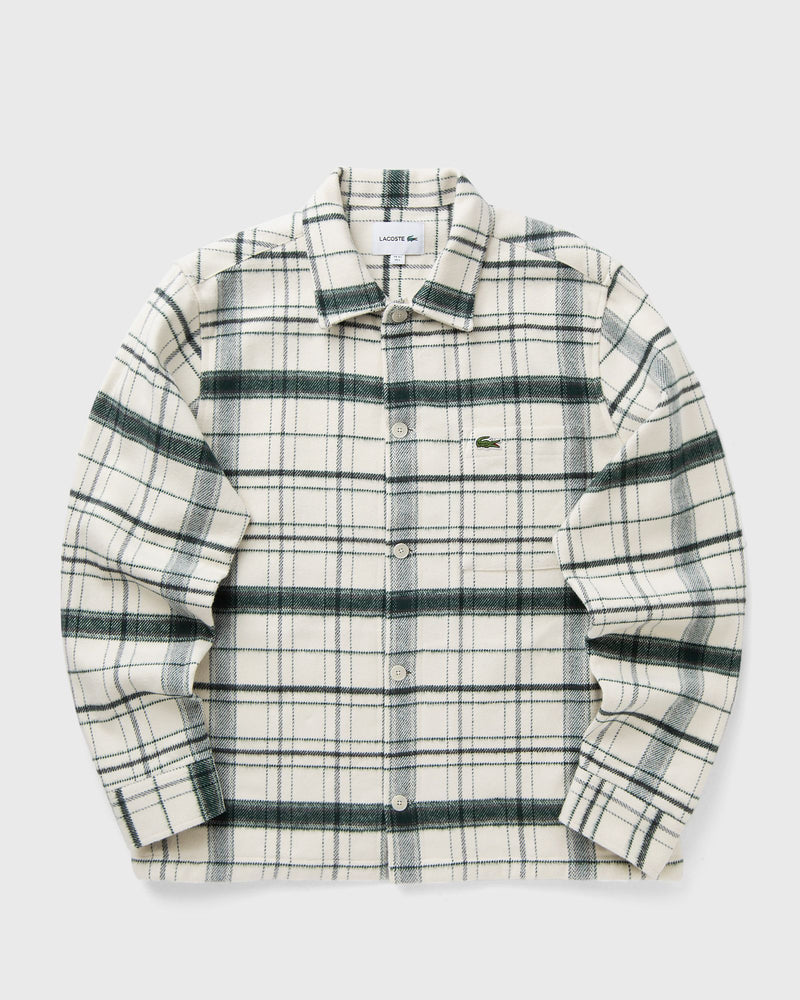 Lacoste Woven Shirt Green|white