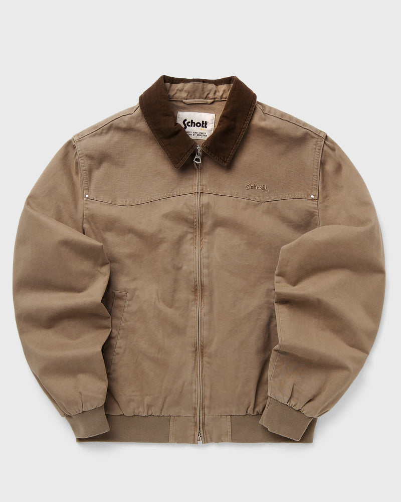 Schott NYC Chalk Jacket Brown