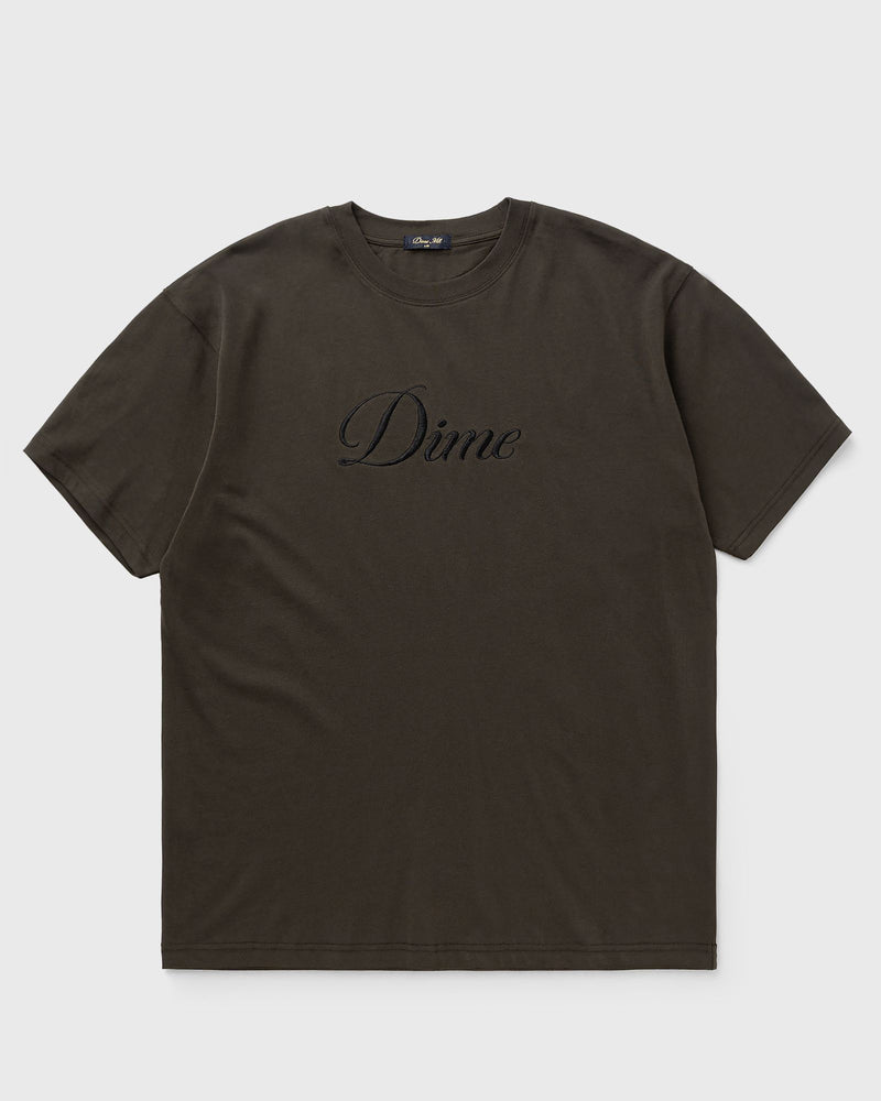 Dime Mtl Cursive Tee Brown
