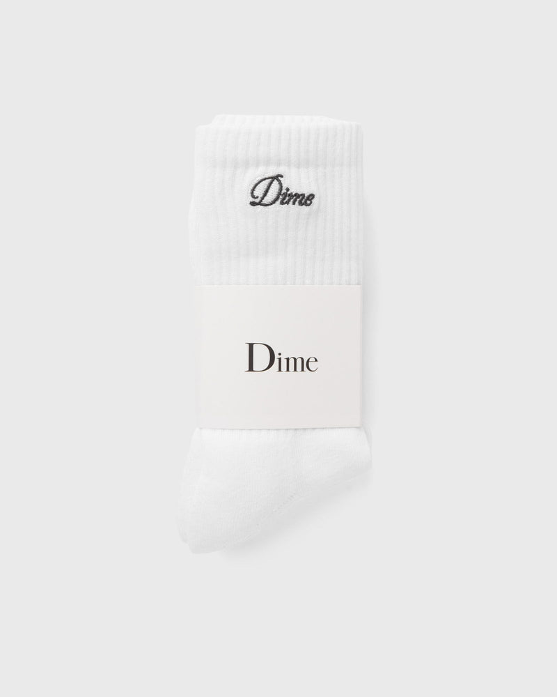 Dime Mtl Two Pack Crew Socks White