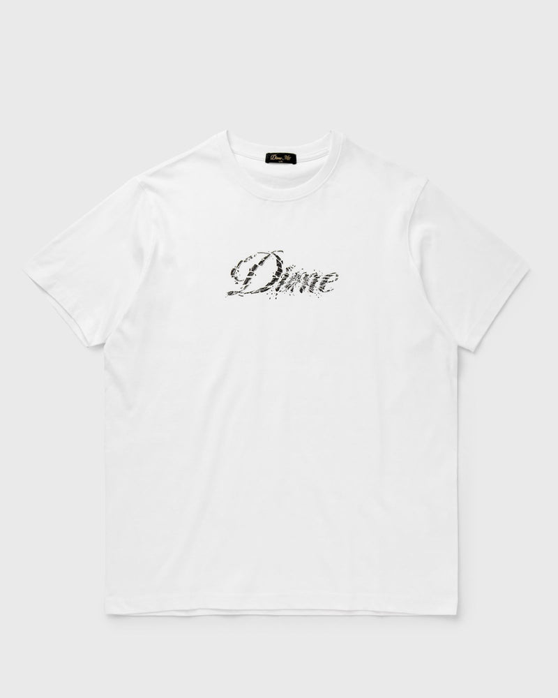 Dime Mtl Cursive Smashed T-Shirt White