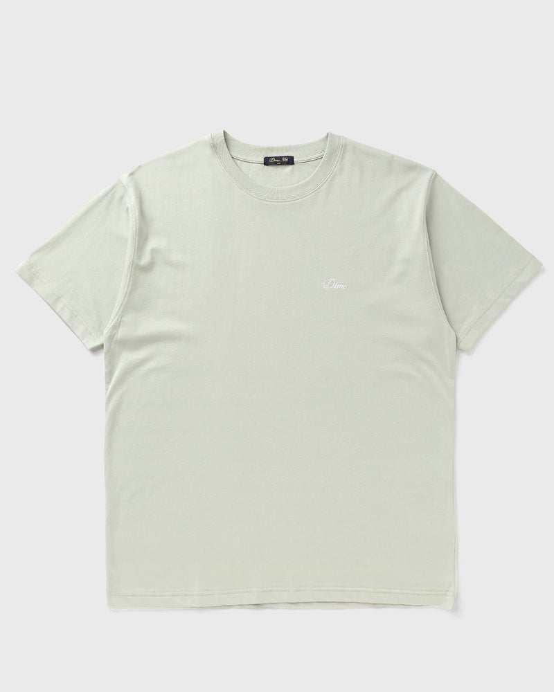 Dime Mtl Cursive Small Logo Tee Grey