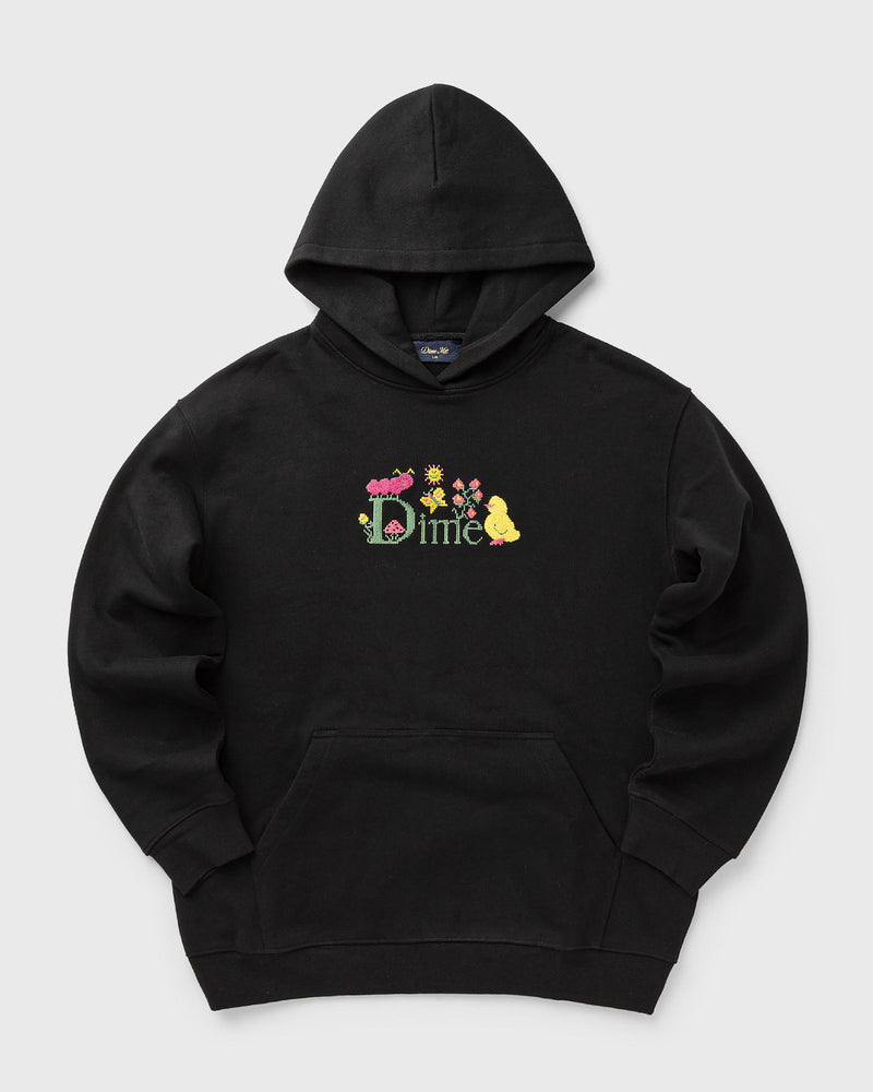 Dime Mtl Classic Cross Stitch Hoodie Black