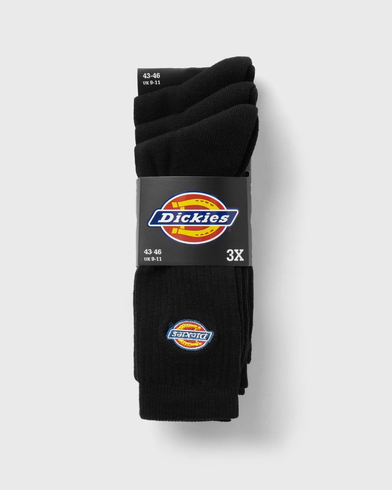 Dickies Valley Grove Socks (3-Pack) Black