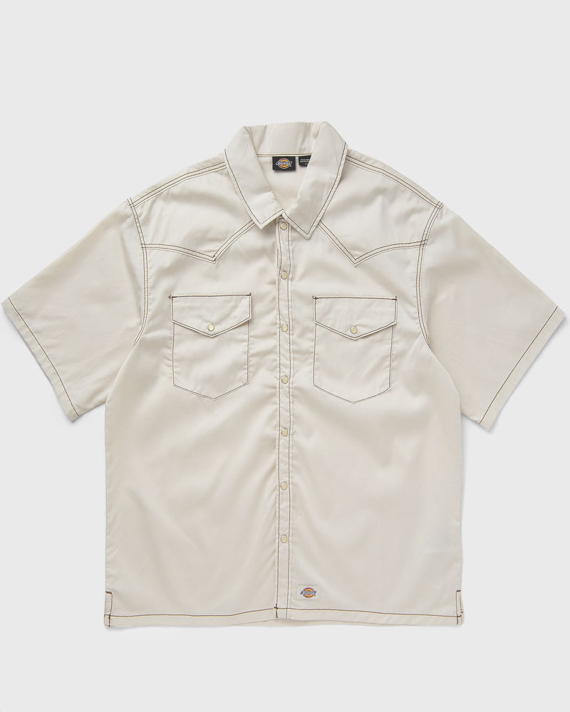 Dickies River Ranch Work Shirt Ss Beige