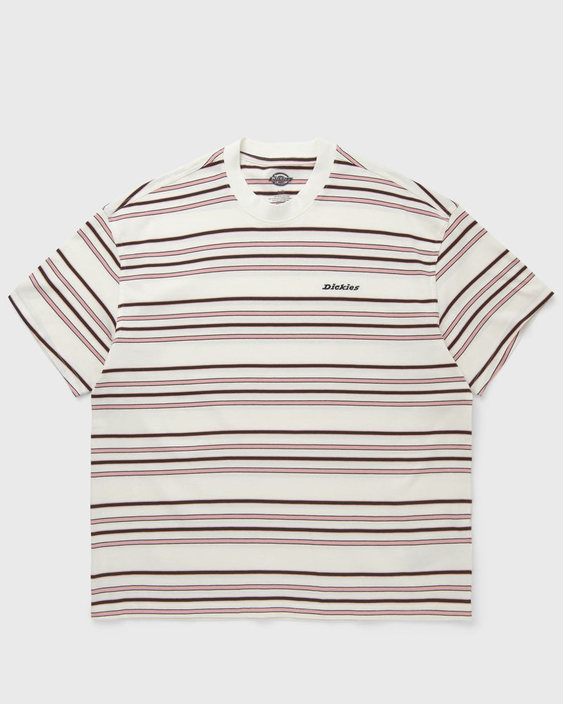 Dickies East Liberty Stripe Ss Tee Brown|beige