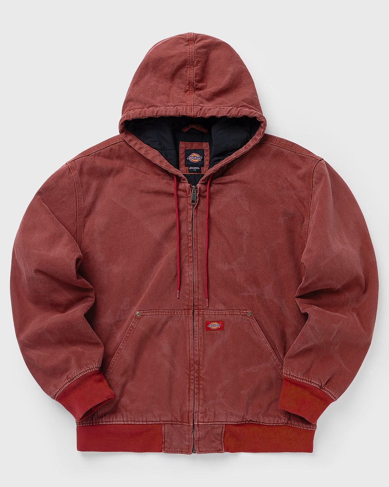 Dickies Lined Denim Hooded Bomber Grey