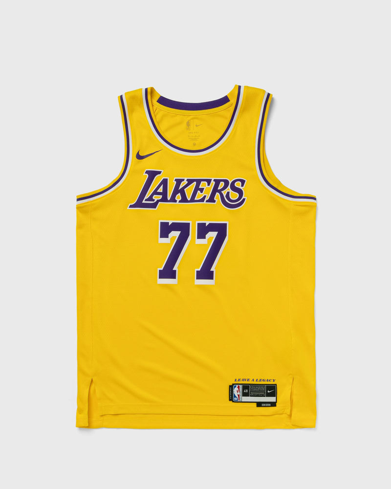 Nike NBA Swingman Jersey Los Angeles Lakers Icon Edition Luka Doncic #77 Yellow